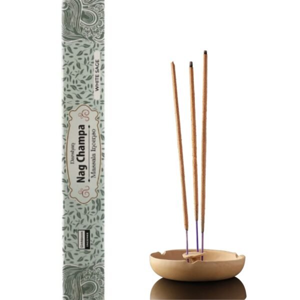 Incenso Nag Champa Sálvia Branca 15g